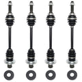 Set of 4 Rear CV Axles for Suzuki King Quad LTA 450 500 750 (64901-31G31)