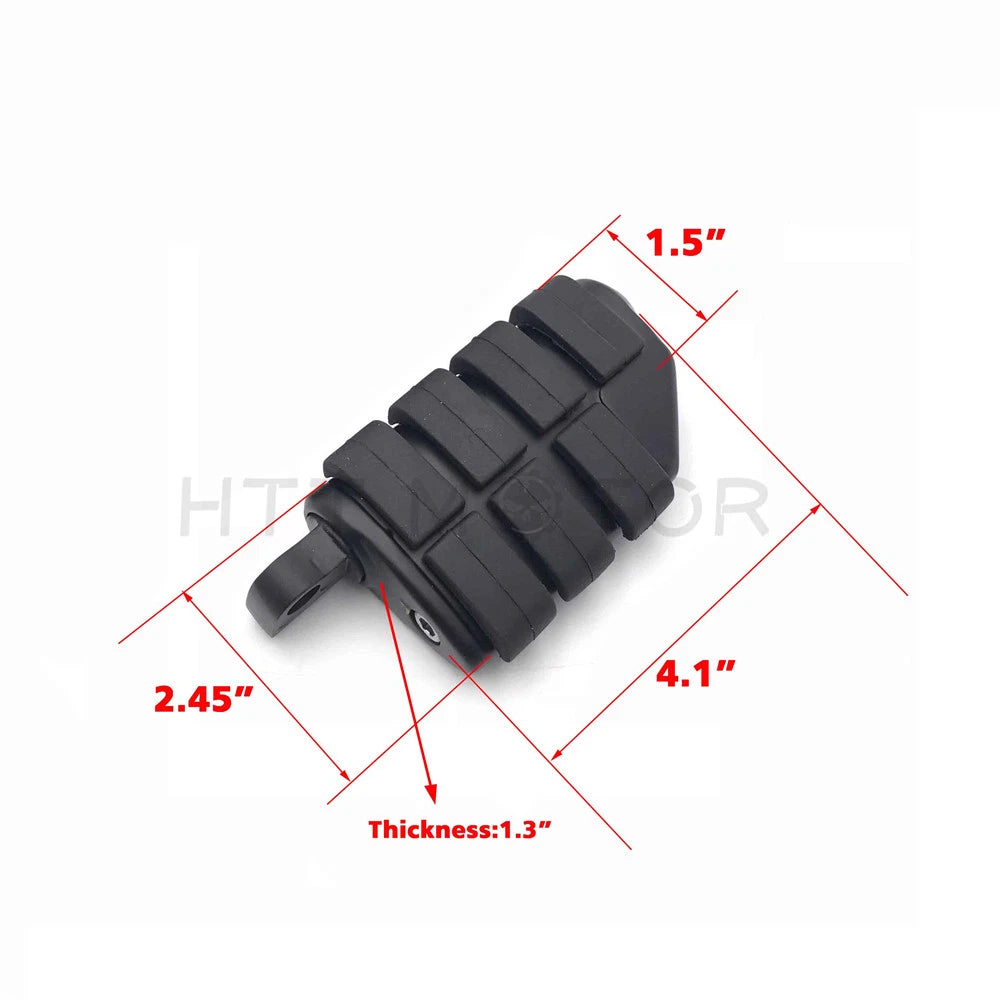 Offset 1.5" Wing Foot Pegs Clamps for Suzuki VS1400 VZ1500 Intruder M800
