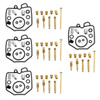 4X Carburetor Rebuild Kit for Honda Hawk 400 CB400T CB400 N (1978–1981)