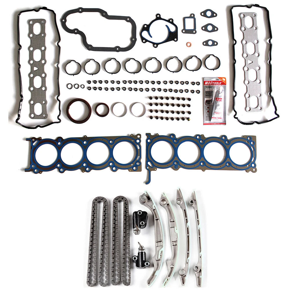 Head Gasket Set & Timing Chain Kit for Infiniti QX56, Nissan Pathfinder, Titan (2004–2015)
