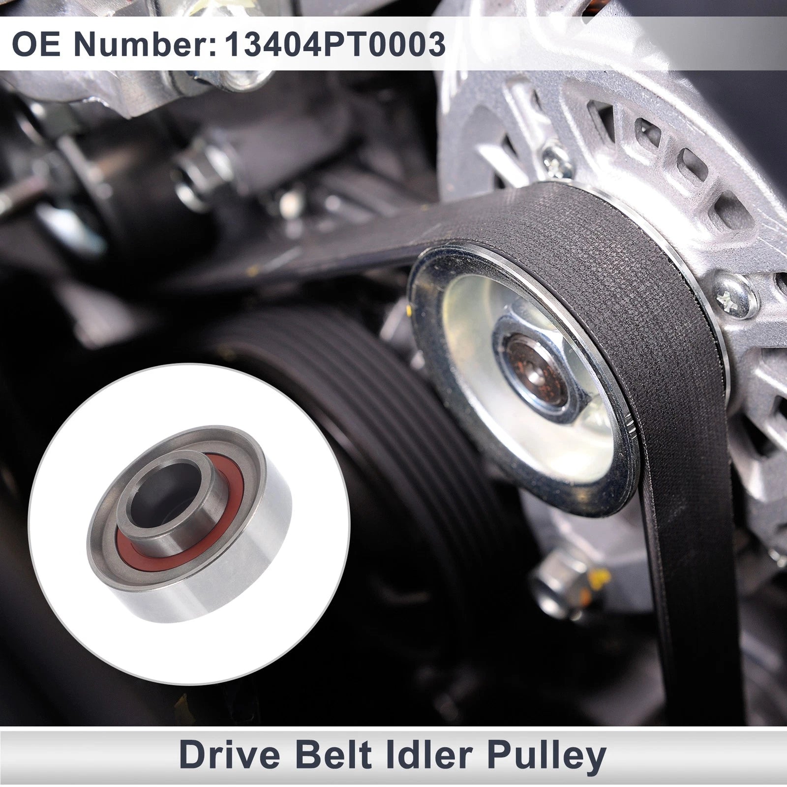 Drive Belt Idler Pulley for Honda Accord (1998–2002) No. 13404PT0003