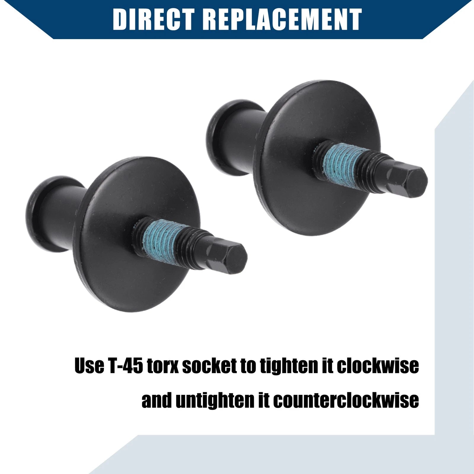2X Rear Tailgate Striker Latch Lock Bolt 1L3Z99404A42AA for Ford F150 F250 (2004–2008)