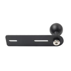 Universal Aluminum Ball Head Base GPS Phone Holder Bracket Clamp Stand Black