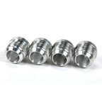 Set of 4 AN16 Male Billet 6061T6 Aluminum Weld-On Fitting Bungs