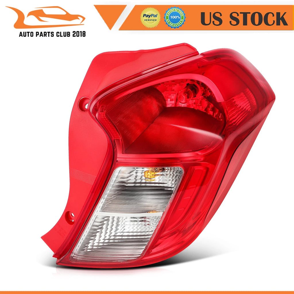 Set of 2 Red Housing Brake Turn Lamps for Chevy Spark (2016–2022)