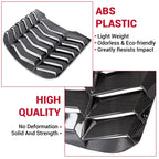 Carbon Fiber Window Louver Cover for Ford Mustang (2015-2023)
