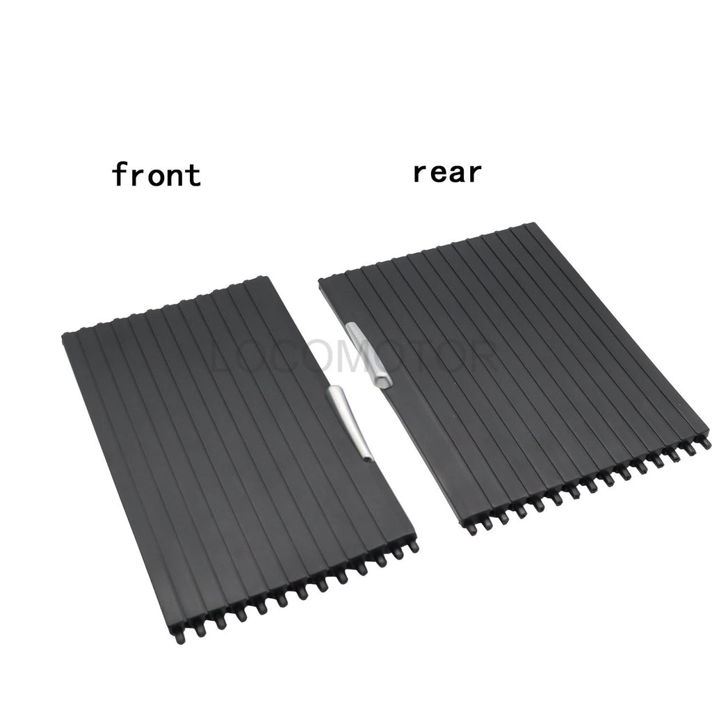 2X Console Cup Holder Roller Blind Cover Tray for BMW X5 X6 E70 E71 (2007–2014)