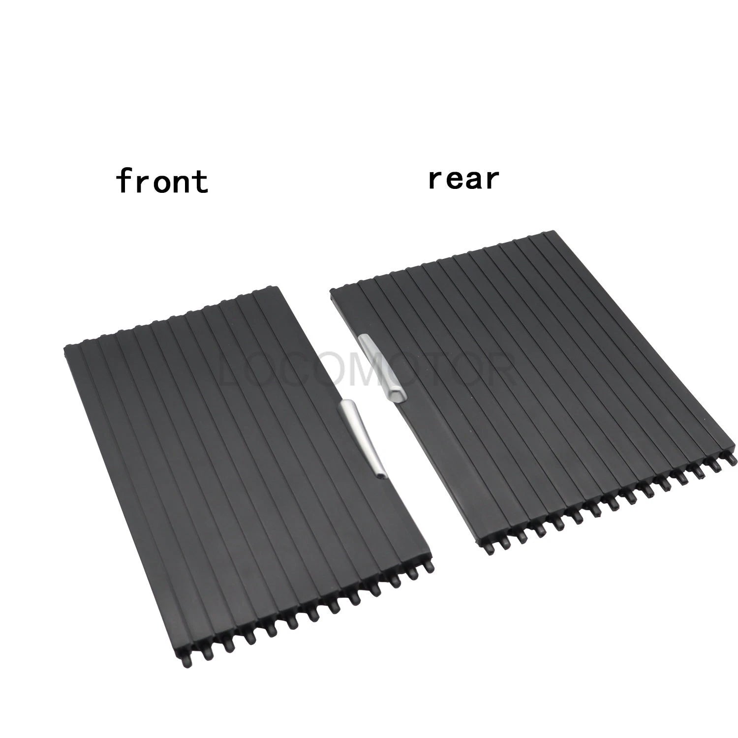 2X Console Cup Holder Roller Blind Cover Tray for BMW X5 X6 E70 E71 (2007–2014)