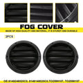 2X Front Bumper Fog Light Lamp Hole Cover Grille for Toyota Highlander (2004–2007)