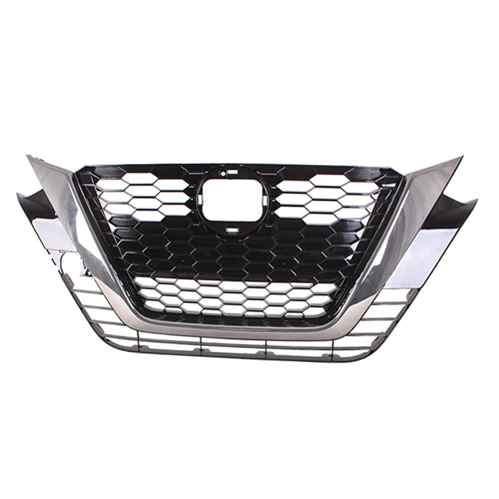 Front Grille Replacement Black Smoked ABS Plastic for Toyota Hilux (2016–2020)