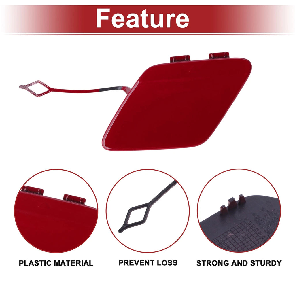 Rear Tow Hook Cover for BMW 428i (2014–2016) No. 51127363264 Red