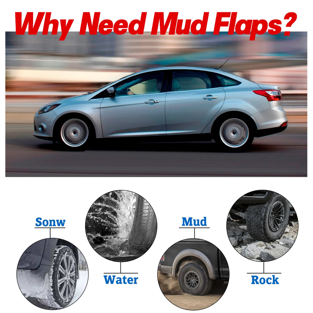 Splash Guards Mud Flaps for Ford Focus Sedan (2011-2018)