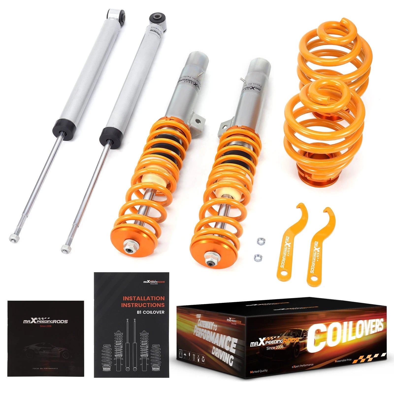 Coilover Suspension Kit for BMW E46 3-Series (1998–2006)