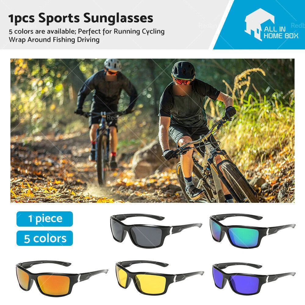 Men Polarized Sports Sunglasses for Running Cycling Fishing Driving