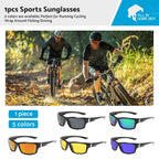 Men Polarized Sports Sunglasses for Running Cycling Fishing Driving