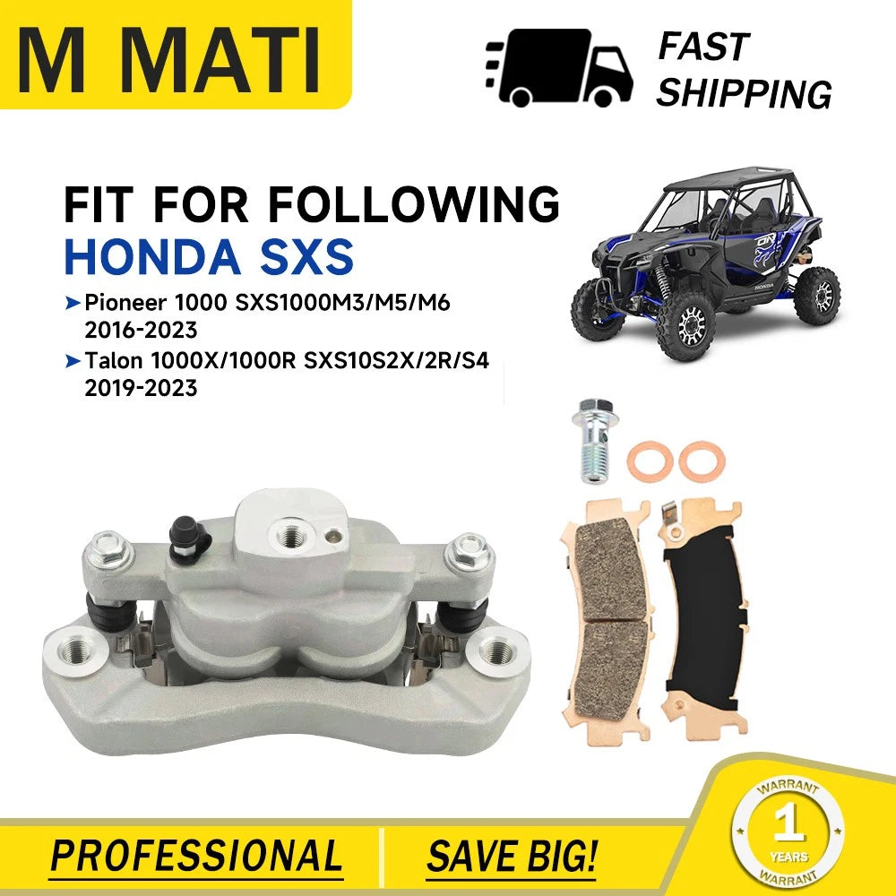 Front Left Brake Caliper for Honda Pioneer 1000 (2016–2023) 45150-HL4-A01