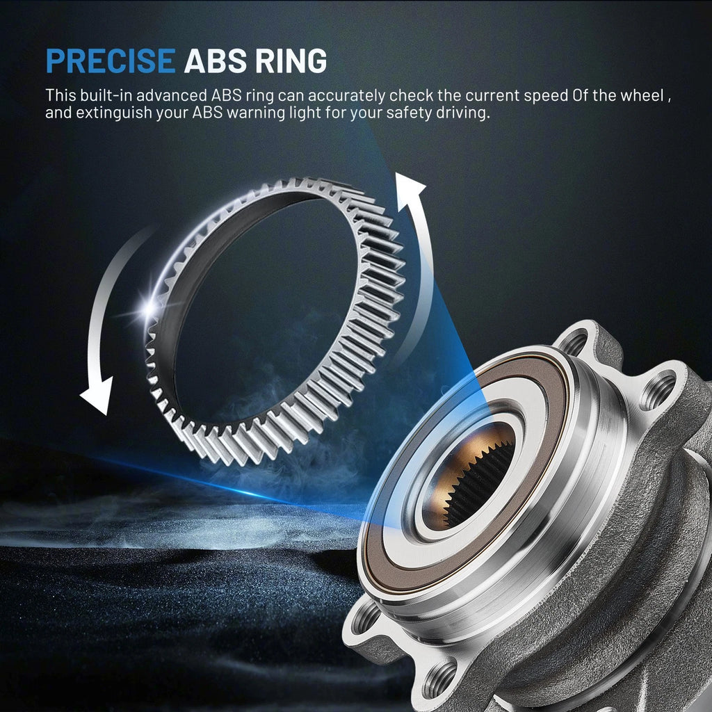 Front Wheel Bearing Hubs for Audi TT, A3 Quattro & VW Passat (2000–2014)