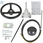Rotary Steering System for Boat with 12.4" Wheel (13 Feet)