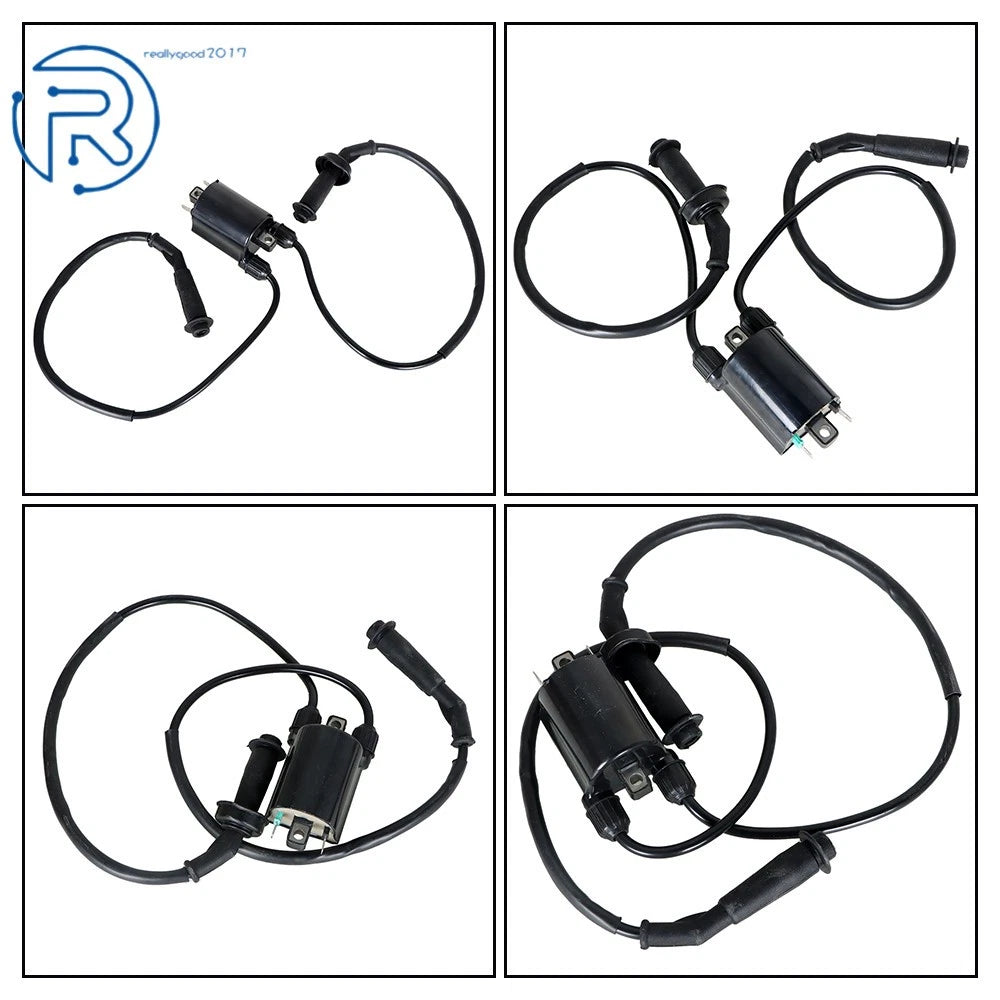 2X Ignition Coil and Plug Cap for Honda Shadow 1100 VT1100 (1987-2007)