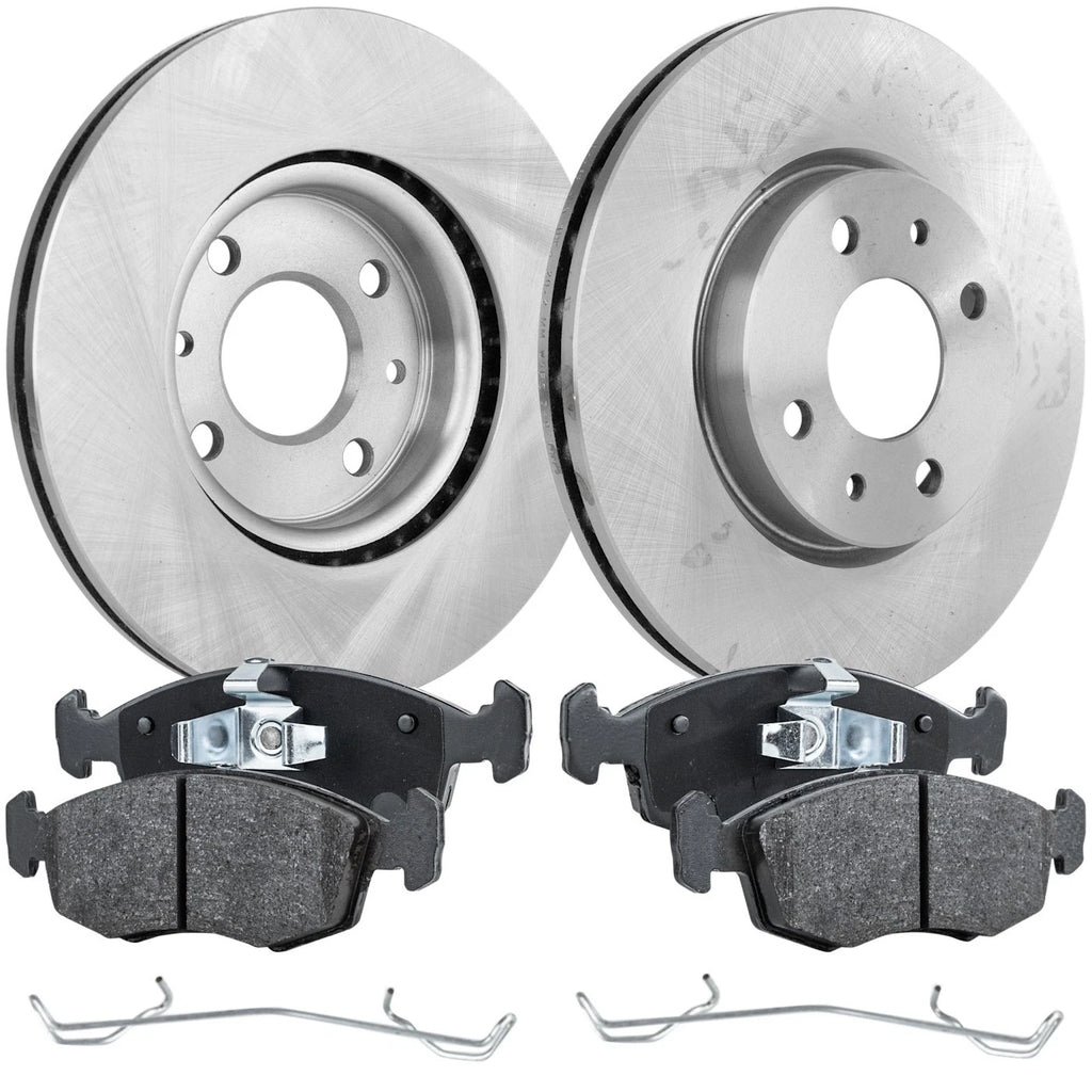 Brake Disc and Pad Kit for Fiat 500 (2012–2017)