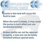 Windshield Washer Reservoir for Mercedes Benz (A9068690220) 1 x White