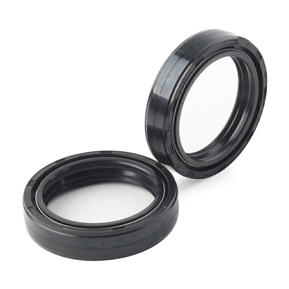 2X Front Fork Damper Shock Absorber Oil Seal for Motorcycle (35X48-11 MM)