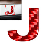 Car Badge Emblem Alphabet Letter Decals Stickers for