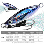 Fishing Tool Fast Sinking Metal Spoon Jig Lure with Lifelike Movement