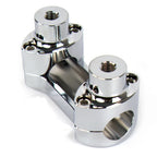 4" Tall Chrome Handlebar Riser/Top Clamp for Harley