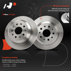 Rear Disc Brake Rotors for Jeep Wrangler JL (2018–2021) 328mm