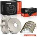 Brake Drums + Ceramic Brake Shoes for Ford Escape Mazda Tribute (2001–2012)