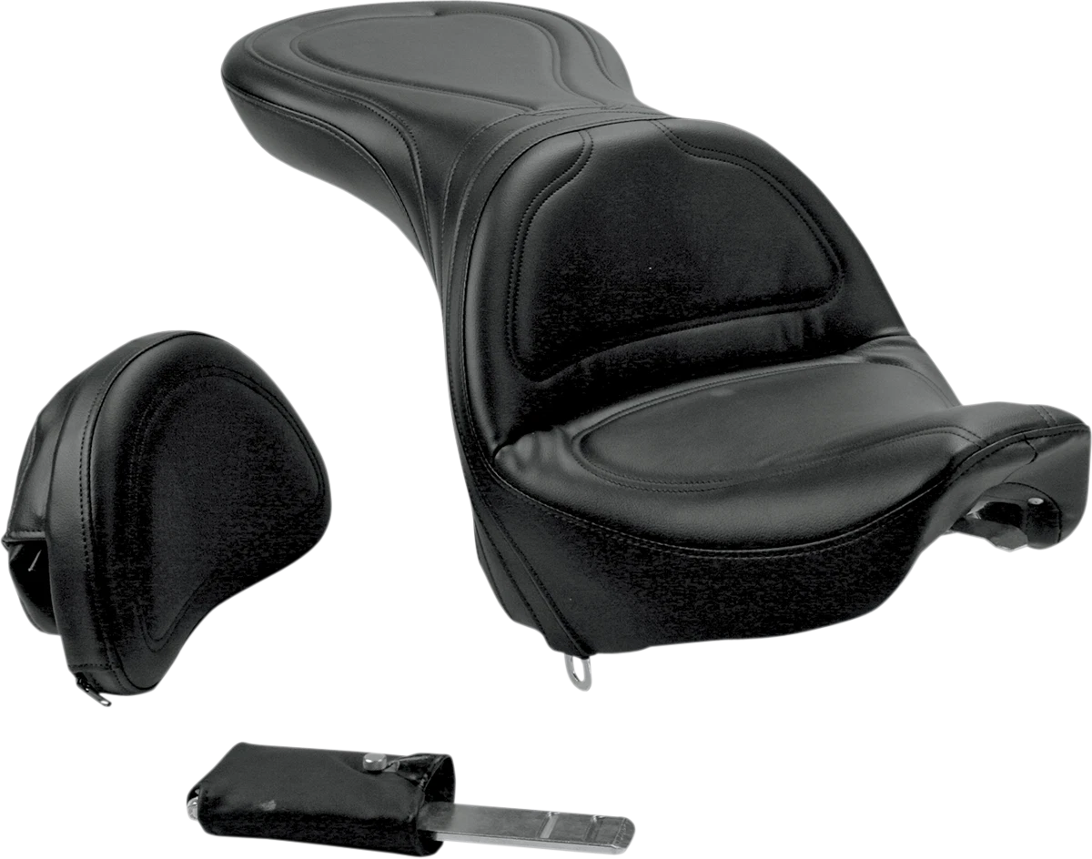 SADDLEMEN Explorer Seat with Backrest for FXST/FLST