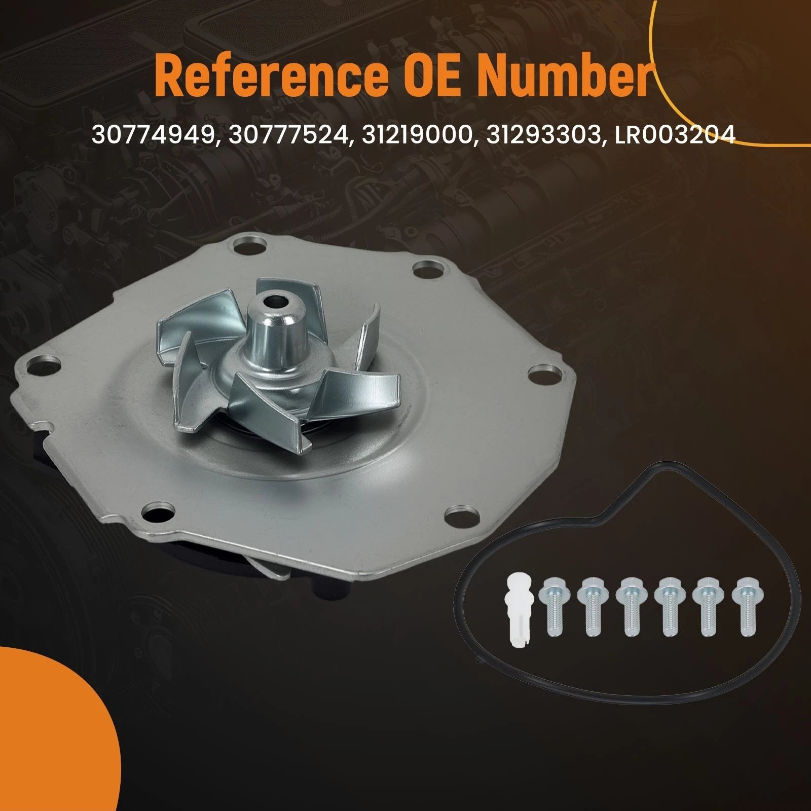 Water Pump for Volvo XC90 S80 3.2L (2007-2014)