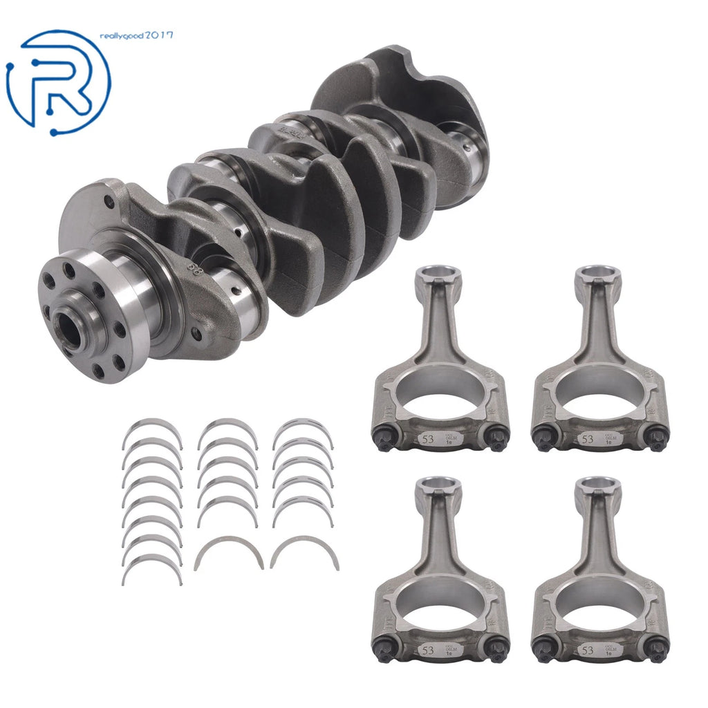 Set of 4 Crankshaft Rods Bearings for Audi VW GTI (2006–2013) 06H105021M EA888 Gen2 2.0L