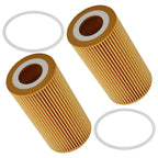 2X Oil Filter HU719/8X 108320 for Volvo C70 S40 V50 (2004–2013)