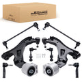 Front Lower Control Arms Sway Bar Link Tie Rods for 2002–2007 Saturn Vue Equinox