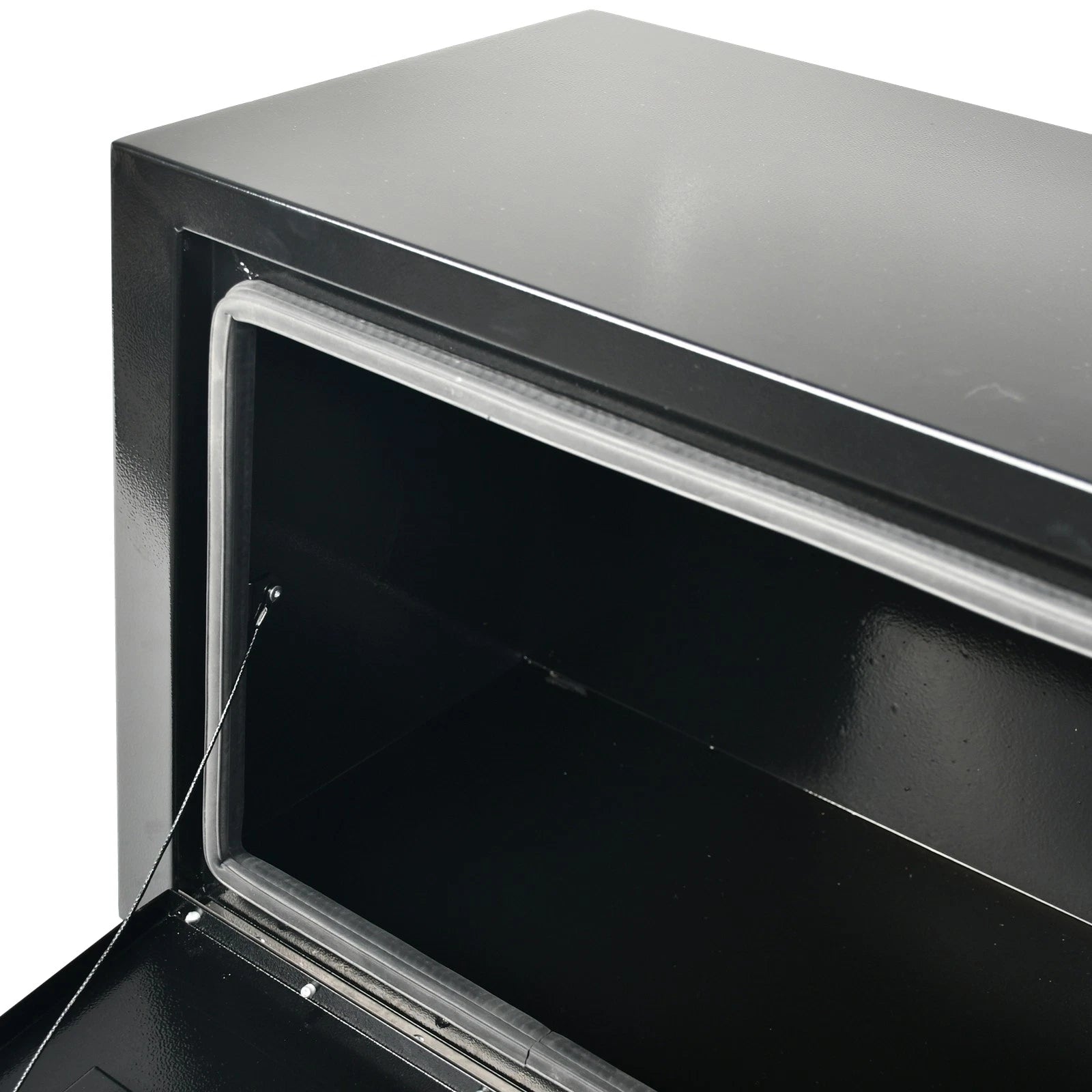 Underbody Tool Box for Pickup Truck (36''×14''×16'', Black Steel)