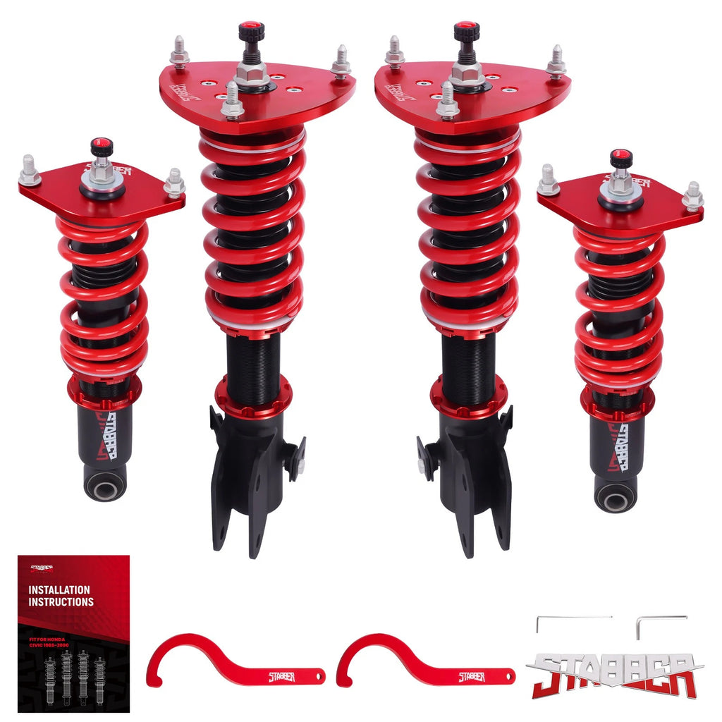 24 Way Damping Adjustable Coilovers Suspension Kit For Subaru WRX STI 2015-2021