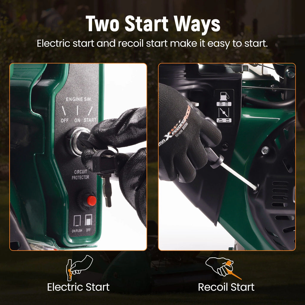 15HP OHV Horizontal Gasoline Engine for Lawn Mowers (Electric Start)