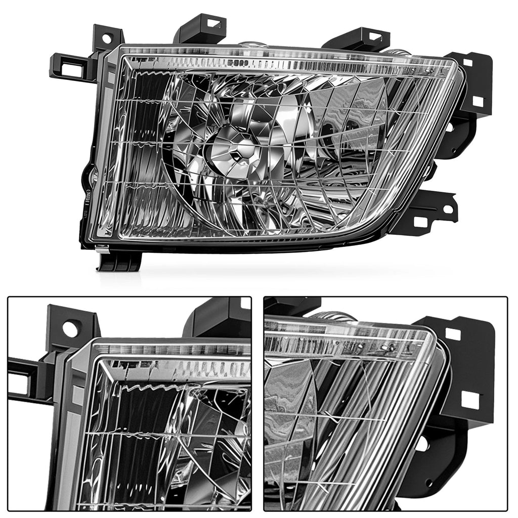 Headlight Set for Subaru Forester (2001–2002) - Left & Right, No Bulbs