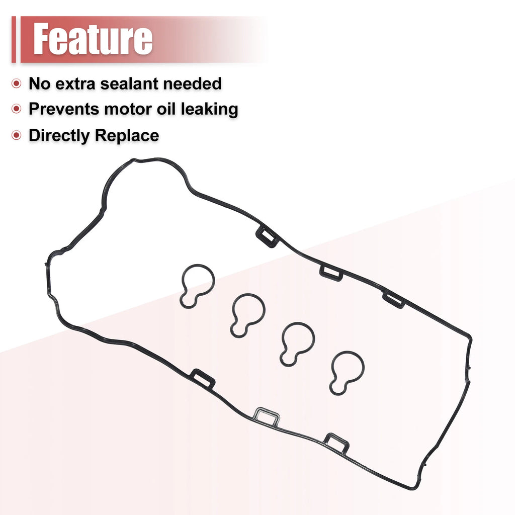 Set of 2 Engine Valve Cover Gaskets for Saab 9-3 (2003–2011) 90537687 5607942