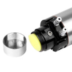 Aluminum Engine Oil Catch Reservoir Breather Tank with PSI Gauge for