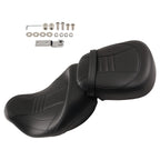 Artificial Leather Seat for Harley Touring (2009–2024) Black Driver Passenger