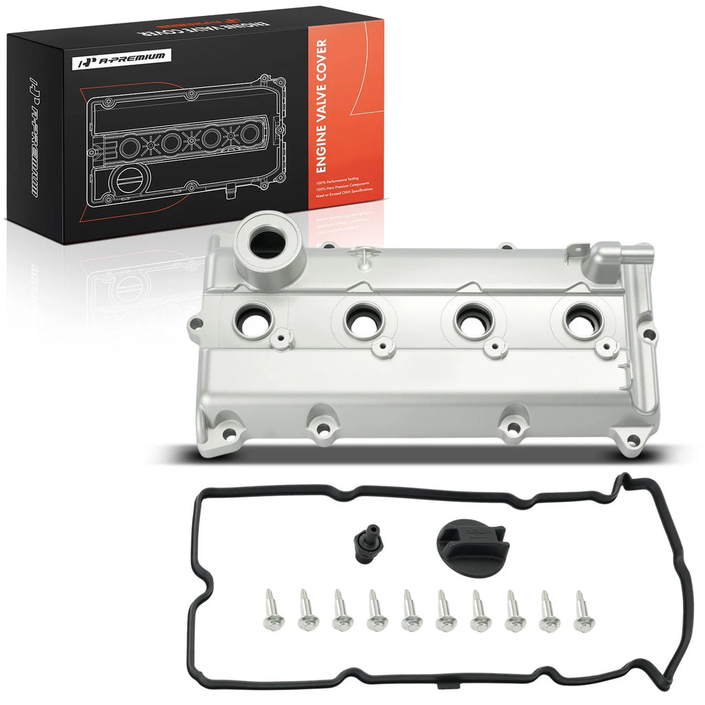 Engine Valve Cover with Gasket & Cap for Nissan Altima Sentra (2002–2006)