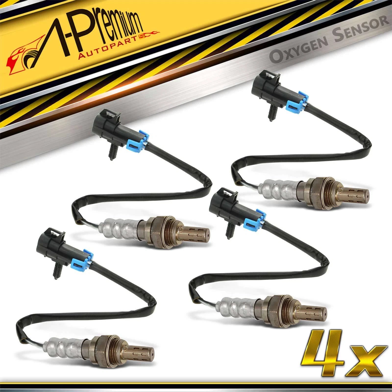 Set of 4 O2 Oxygen Sensors for Chevy Astro GMC Safari (1990–2005)