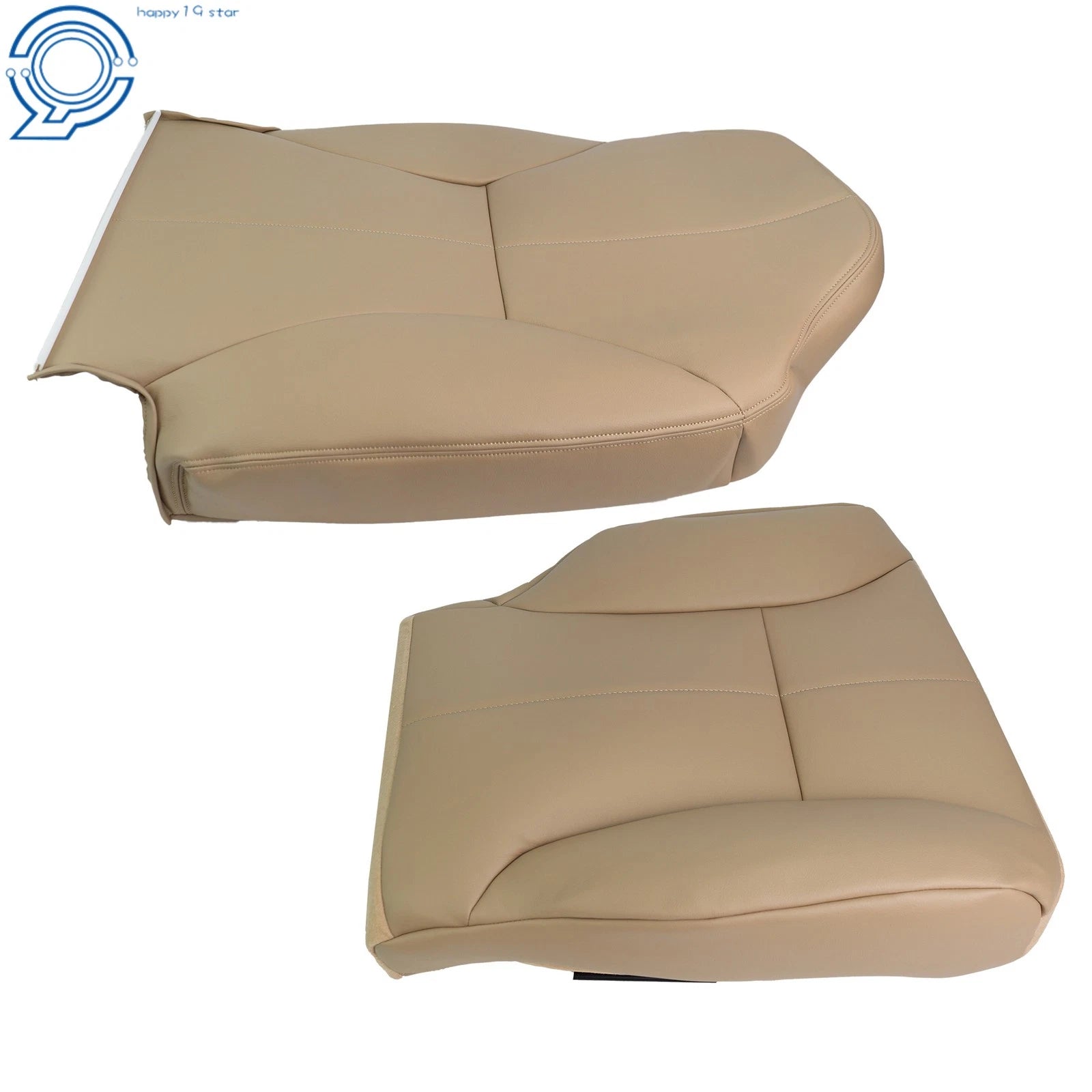 Driver Seat Cover for Ram 1500 2500 3500 (1998–2002) Tan Leather