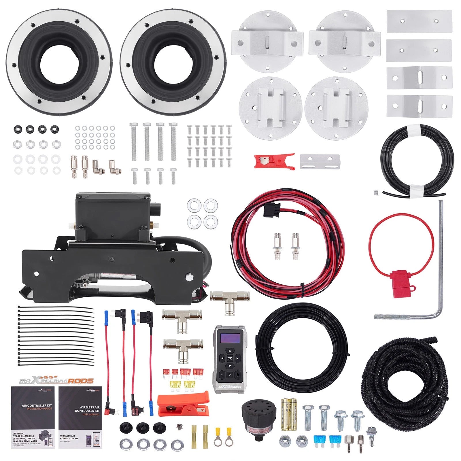 Air Spring Kit with Wireless Controller for Freightliner Sprinter 2500 (2010–2021)