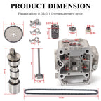 Cylinder Head Rocker Arm Camshaft Valve Kit for Polaris Sportsman 500 (1996–2014)