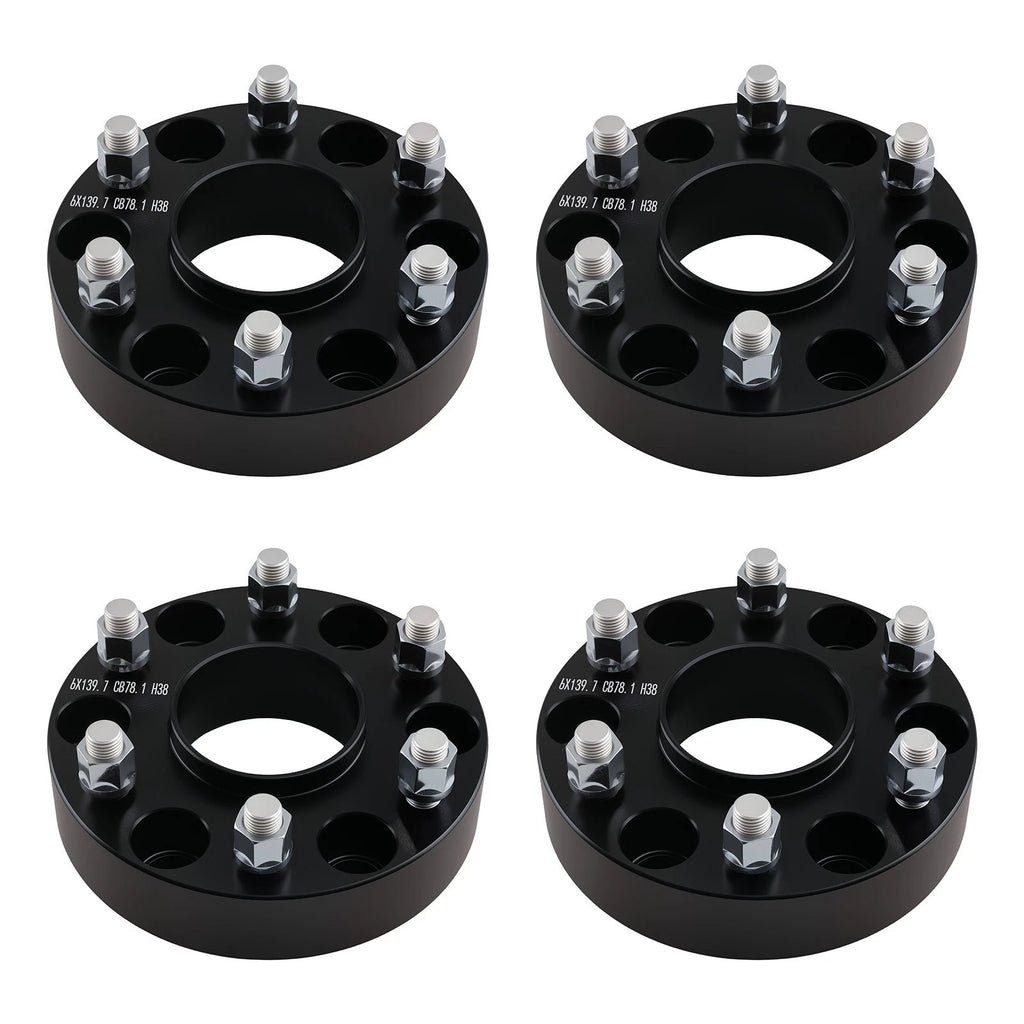 4X 1.5" 6X5.5 Wheel Spacers for Chevy Silverado Tahoe GMC Sierra 1500 (2007–2023)