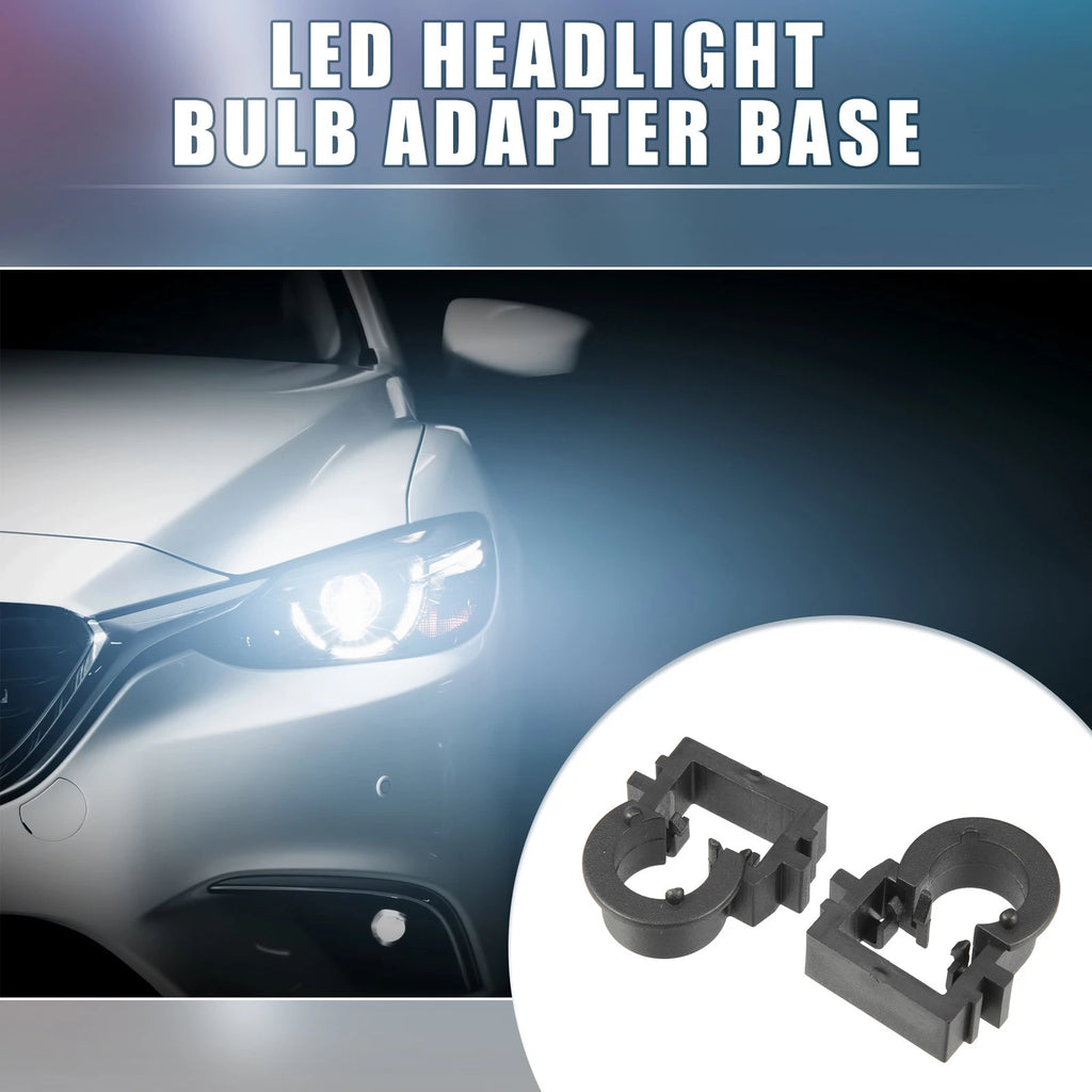 H1 LED Headlight Bulb Holder Adapter Socket for Ford Focus Fiesta (2012–2018)